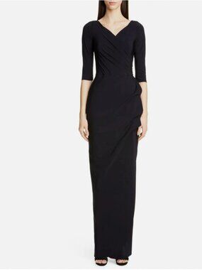 NWT Chiara Boni La Petite Robe Florien Column Gown Size 6